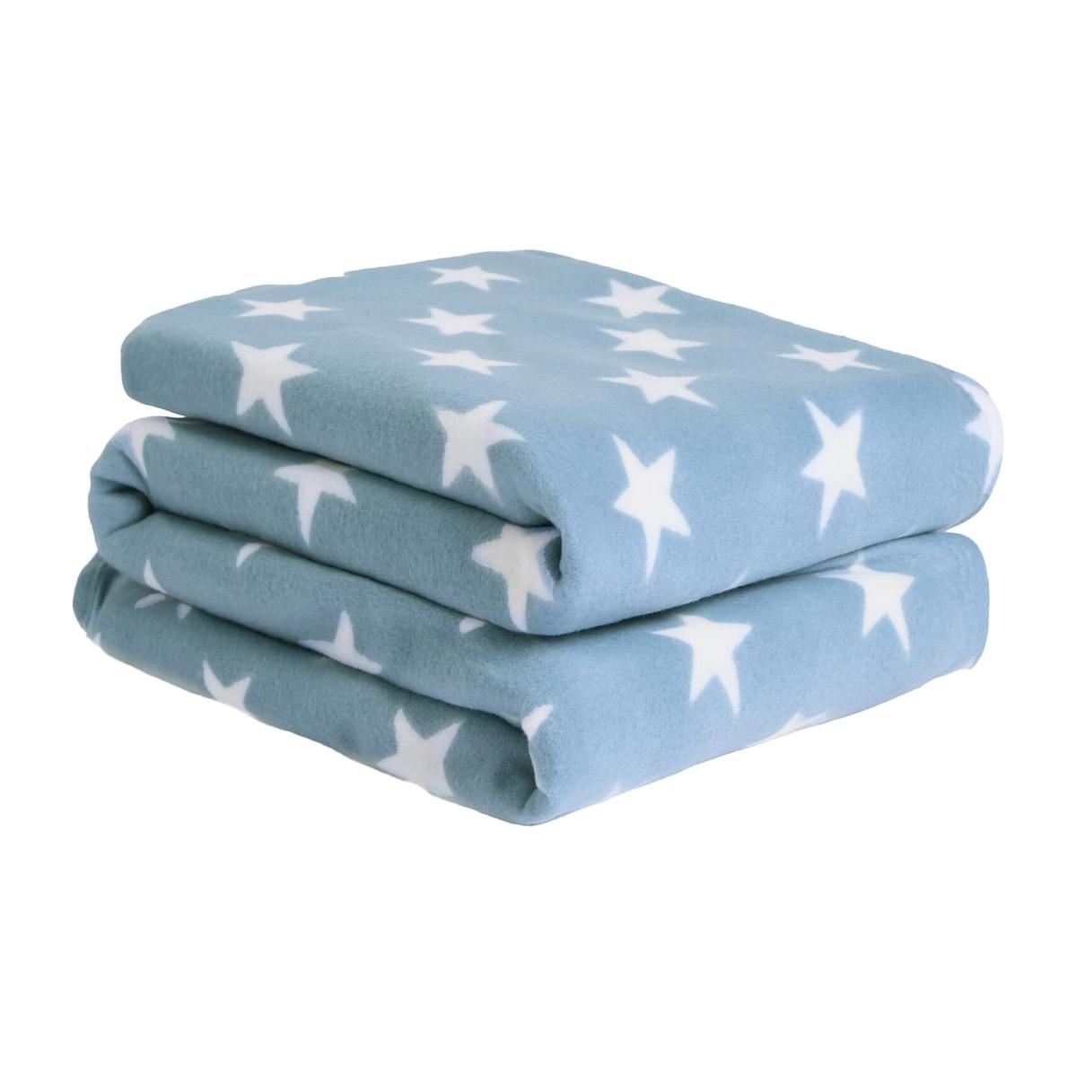 Pack Of Star Fleece Blanket Throw - Blue