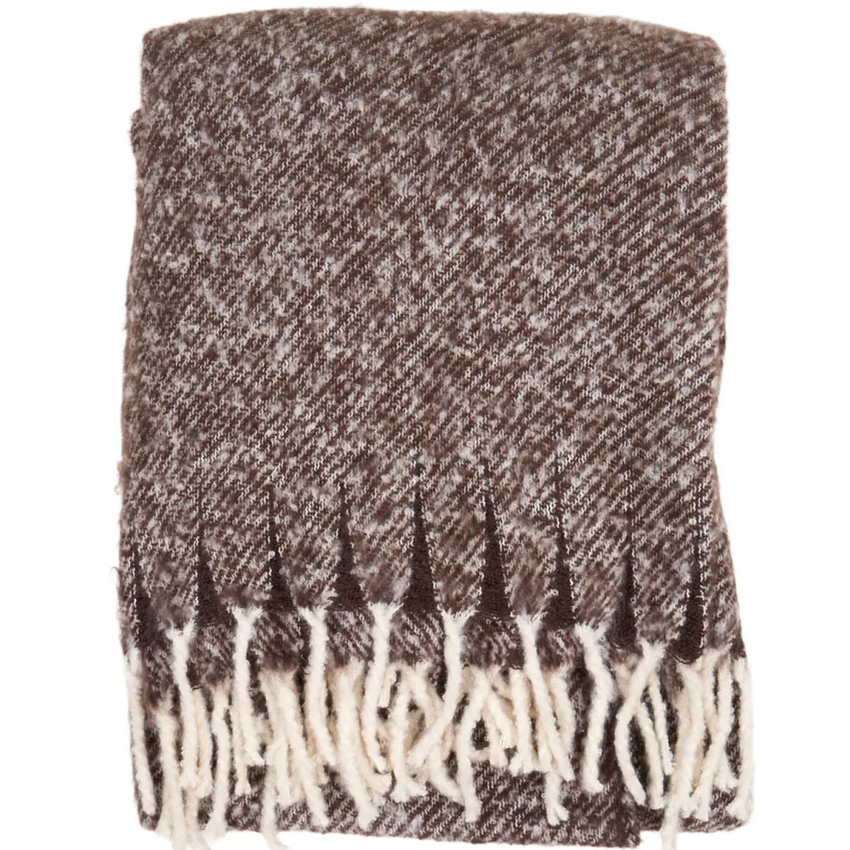 Kendall Mohair Throw - Chocolate – image 4