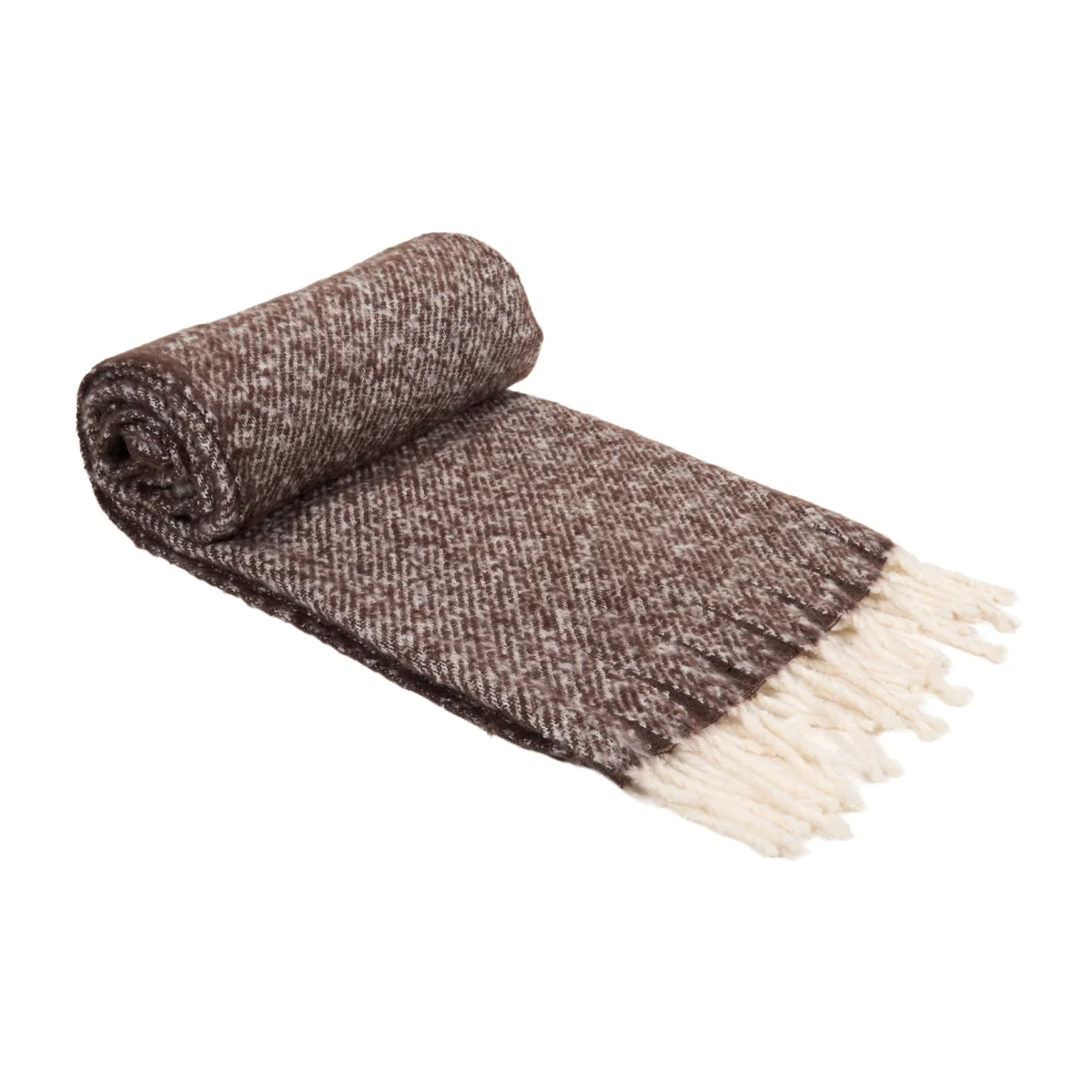 Kendall Mohair Throw - Chocolate – image 1