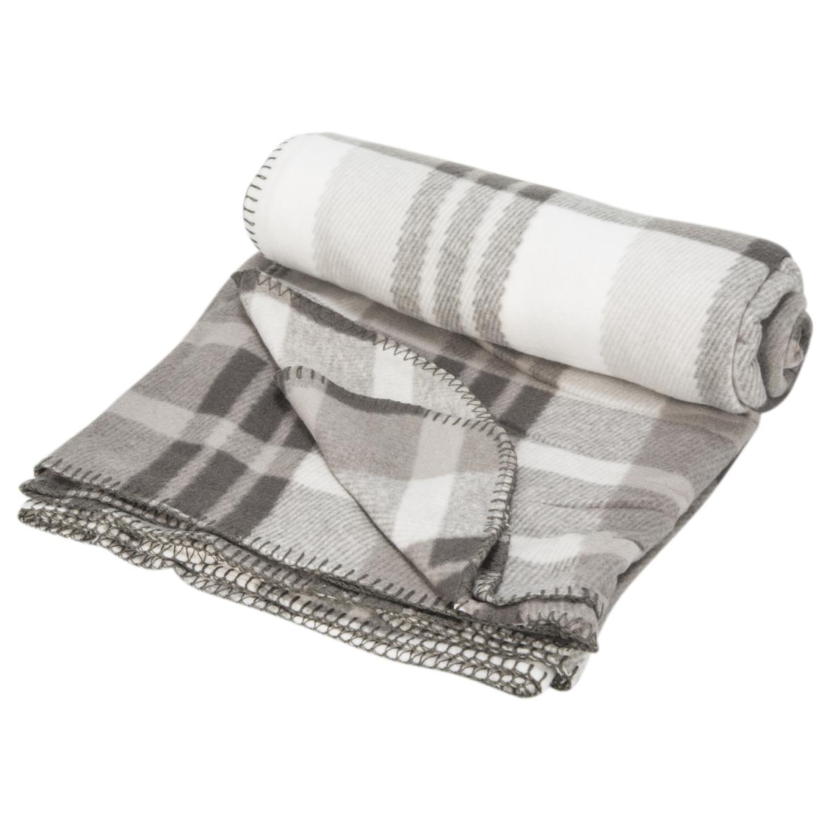 Jurgen Check Throw - Grey – image 2