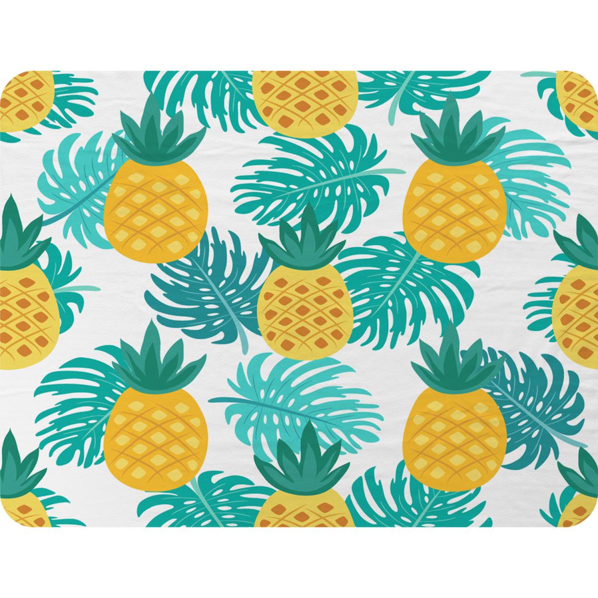 Pineapples Blanket - Blue – image 2