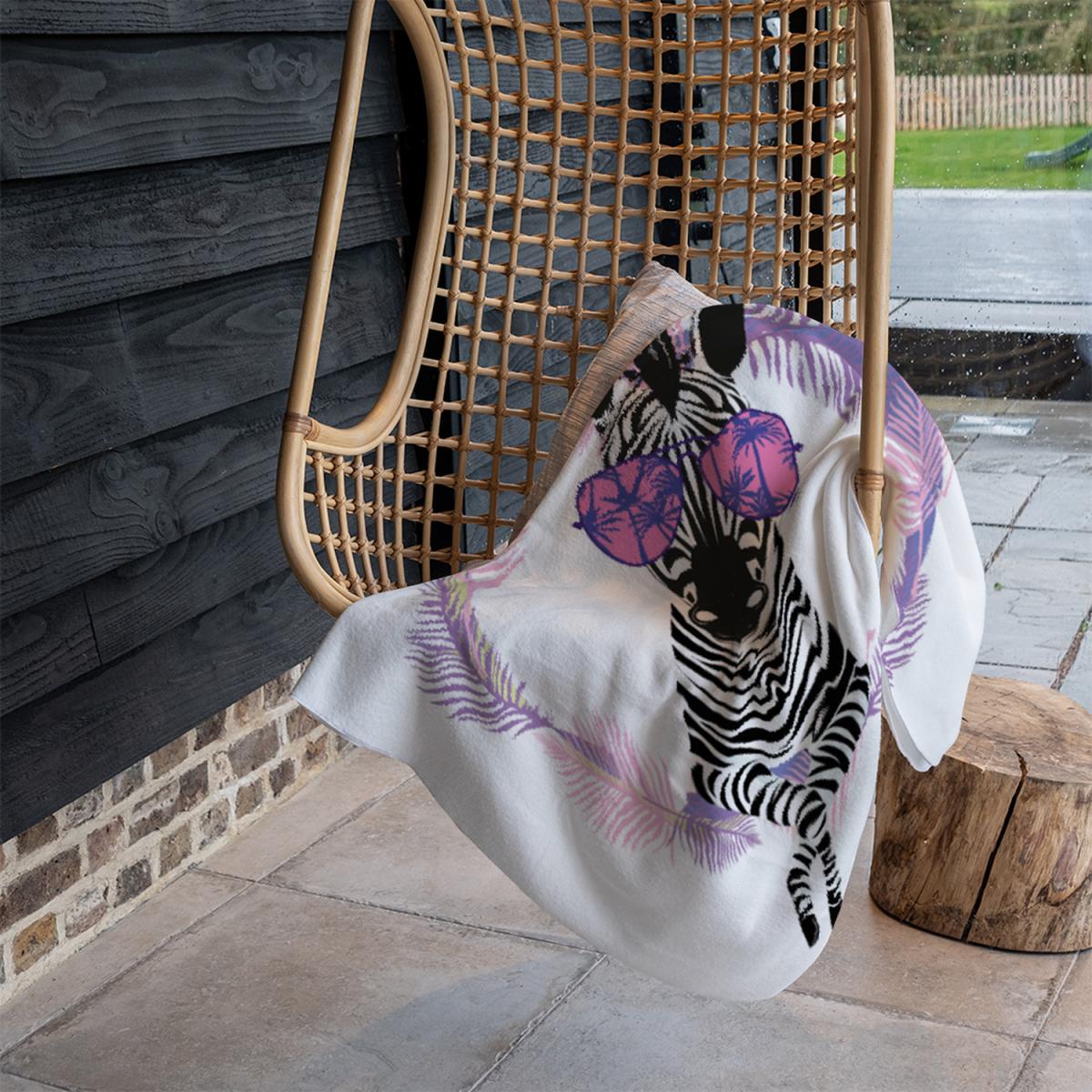 Pink Zebra Blanket - Pink – image 5