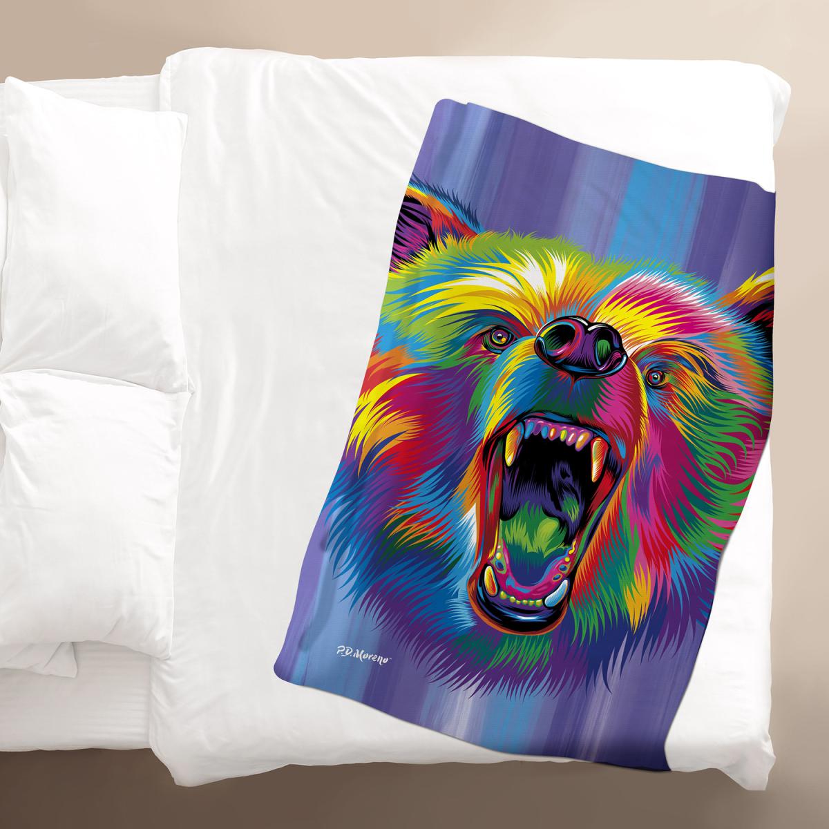 PD Moreno Brian the Bear Blanket – image 2