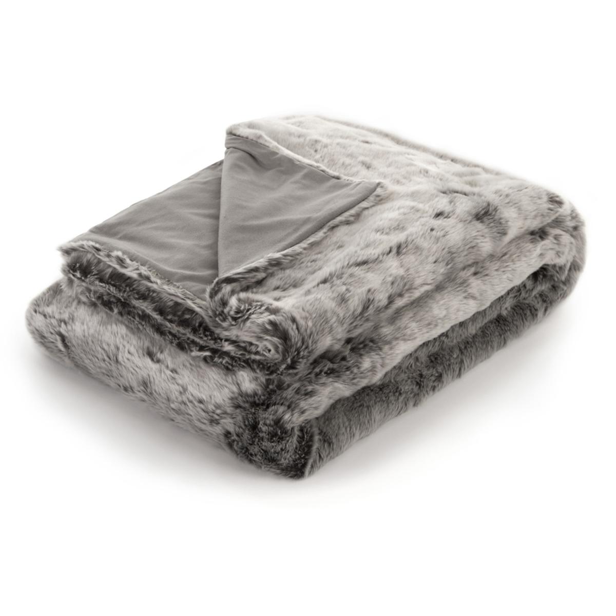 Luxury Faux Fur Throw - Mink – image 3