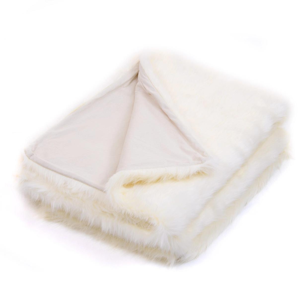 Luxury Faux Fur Throw - Mink – image 5