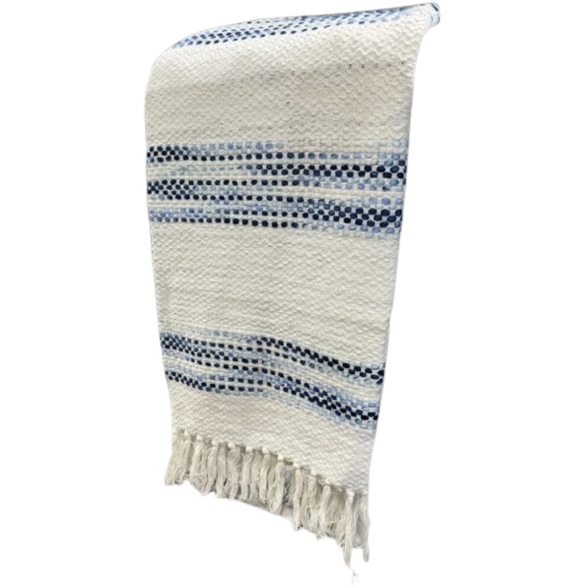 Acrylic Tie Dye Throw  - Navy – image 2
