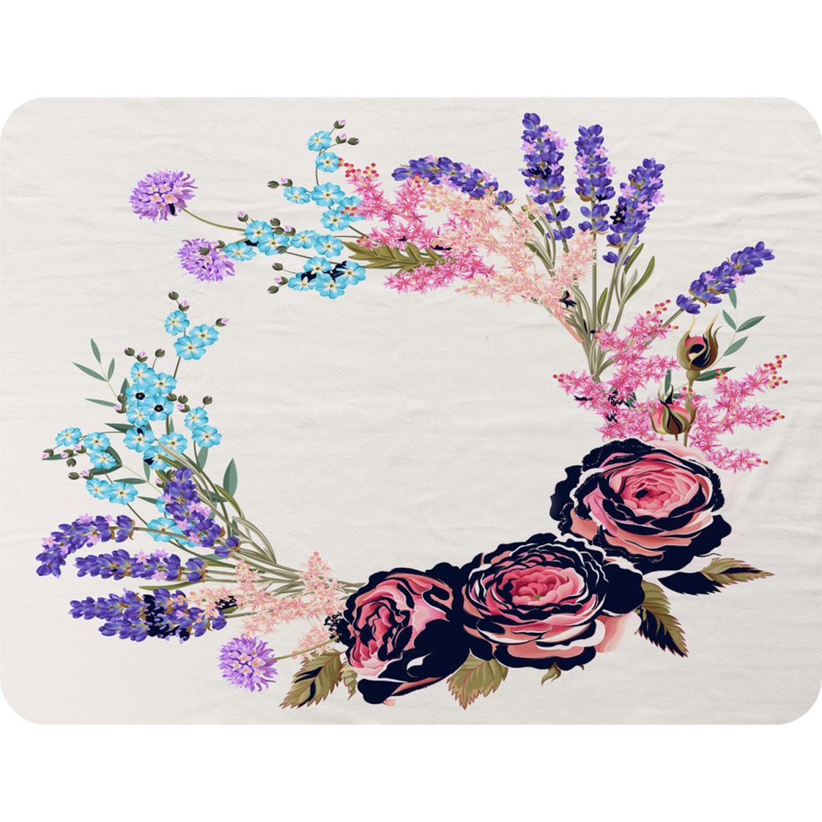 Beautiful Reath Blanket - Pink – image 2