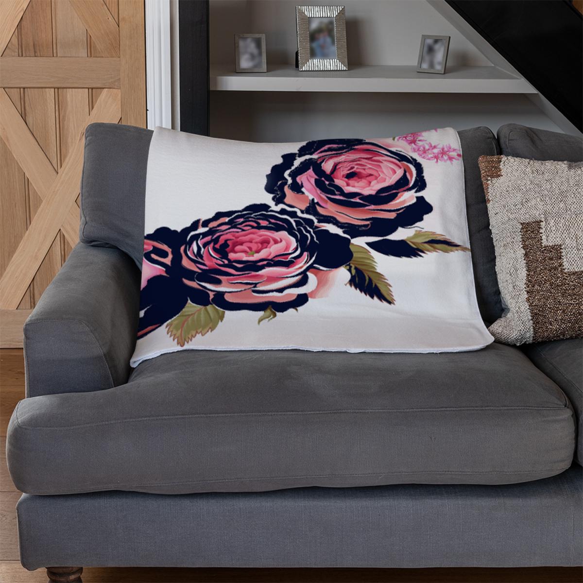 Beautiful Reath Blanket - Pink – image 3