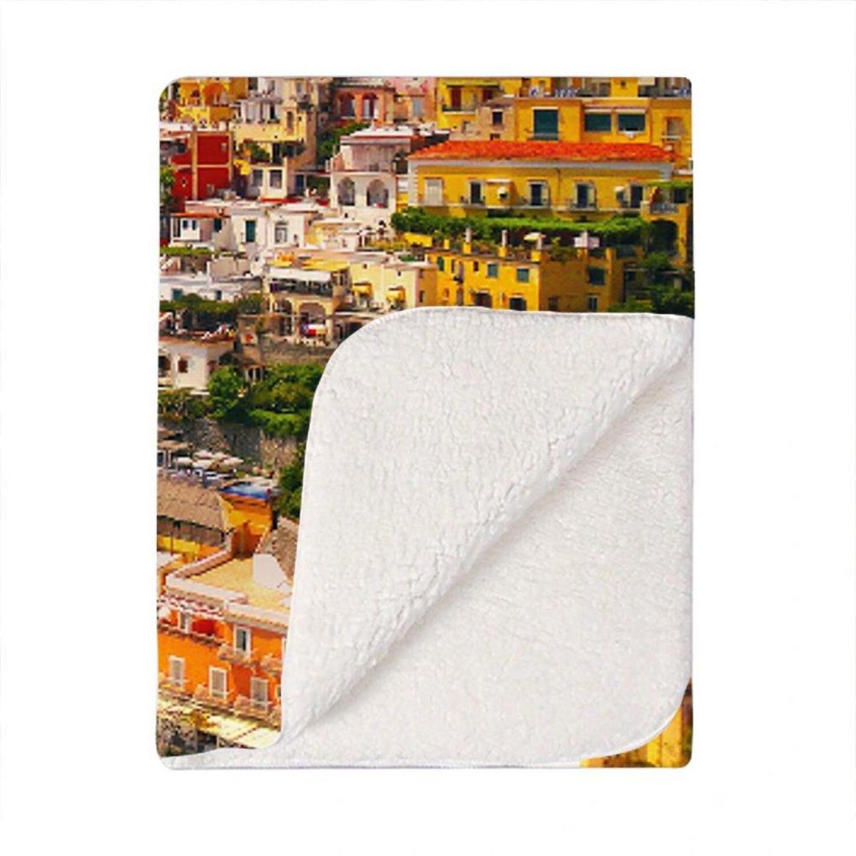 Positano, Amalfi Blanket - Green – image 2