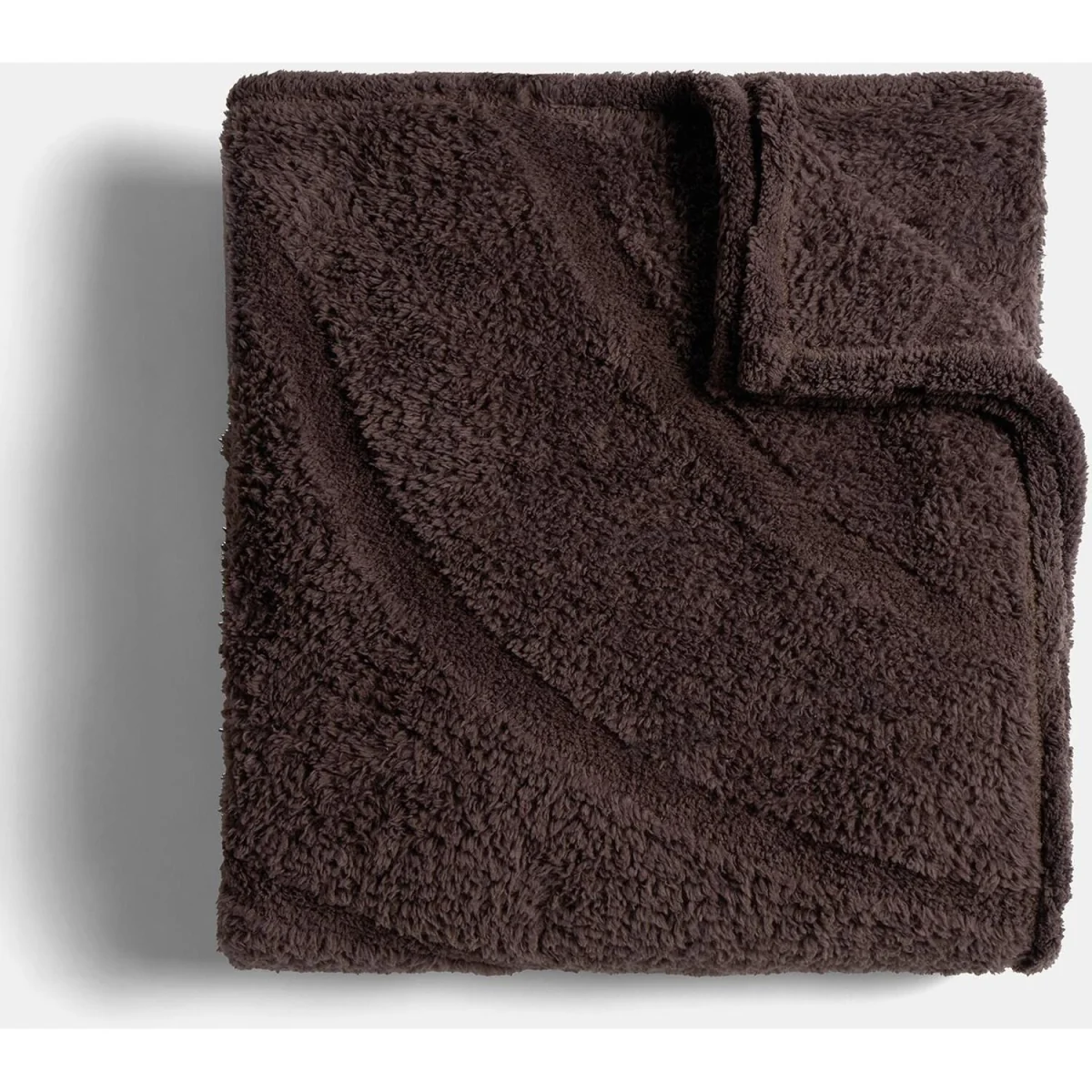 OHS Tufted Contour Teddy Throw - Brown / 180cm – image 5