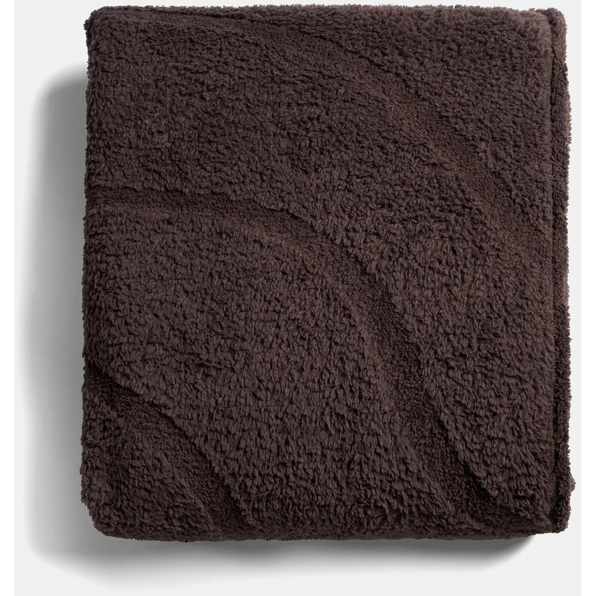 OHS Tufted Contour Teddy Throw - Brown / 180cm – image 6