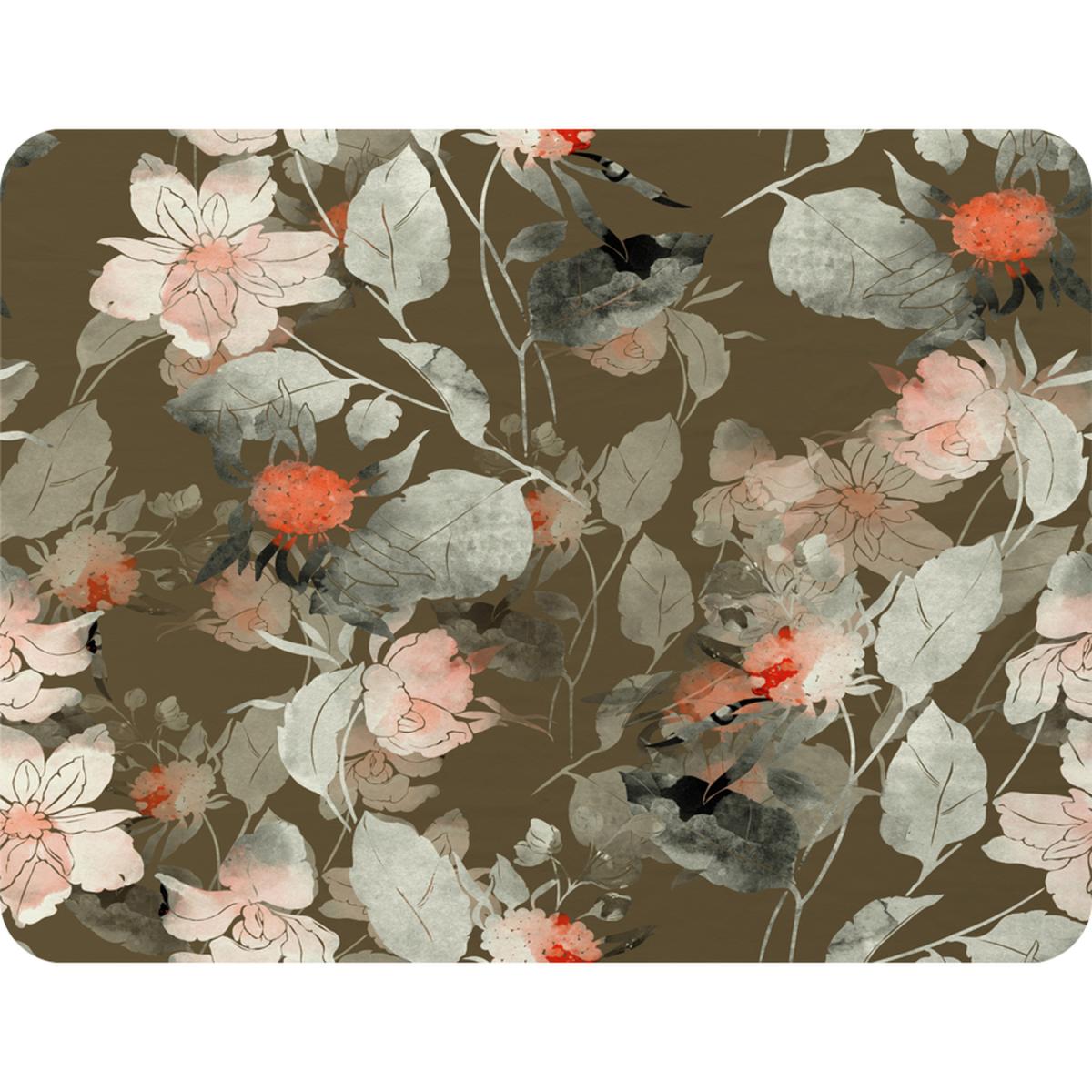 Imprint Fantastic Paint Bouquet Blanket - Brown – image 2