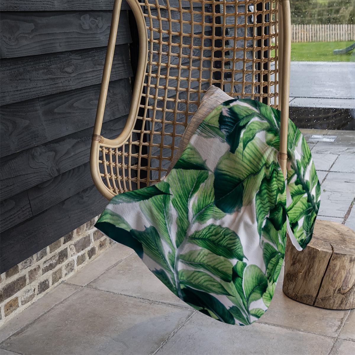 Tropical Palm Blanket - Green – image 1