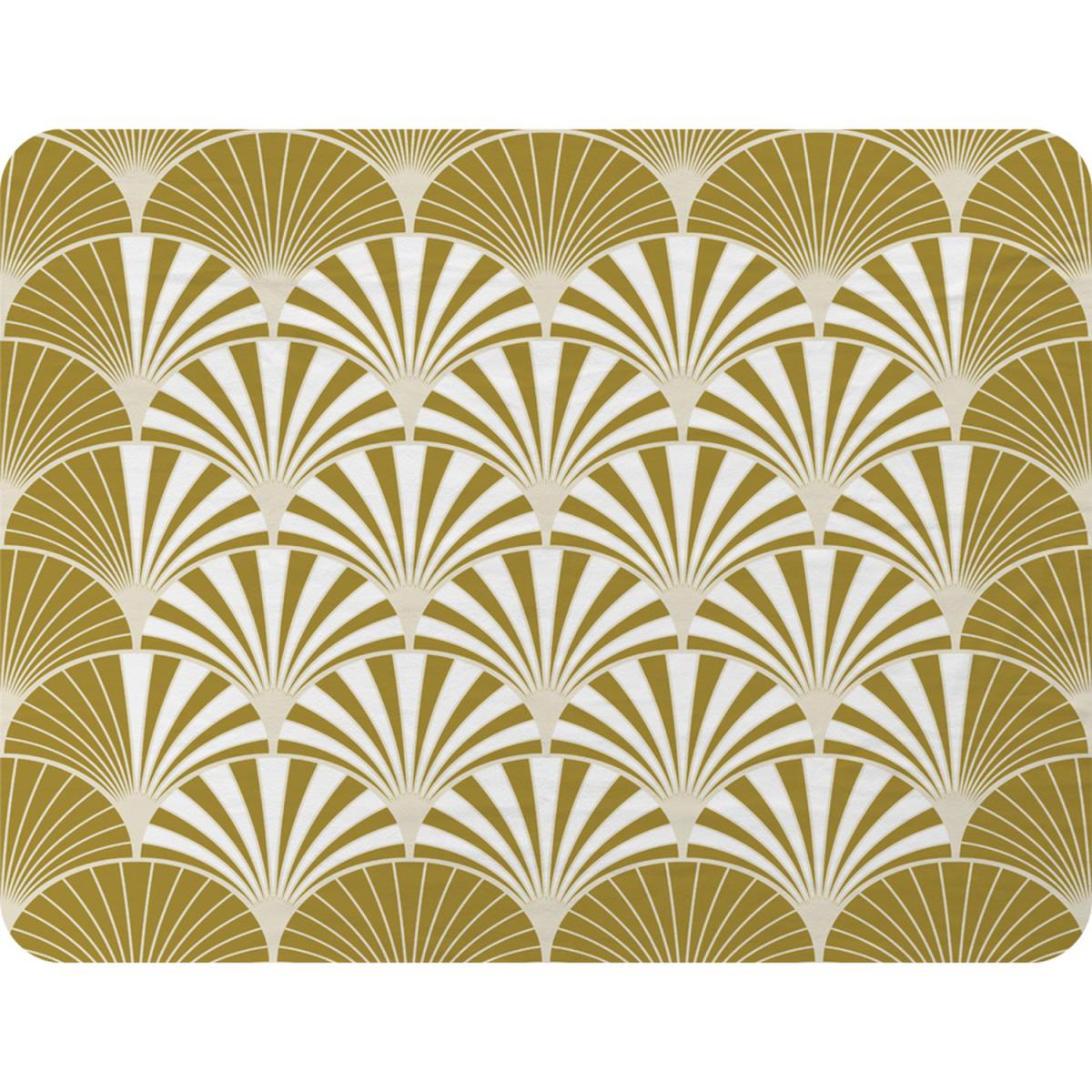 Golden Semi Circles Blanket - Gold – image 2
