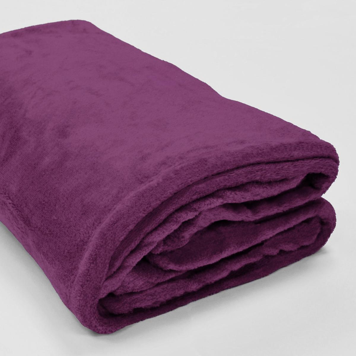 Snugglie Microfleece Throw - Plum – image 2