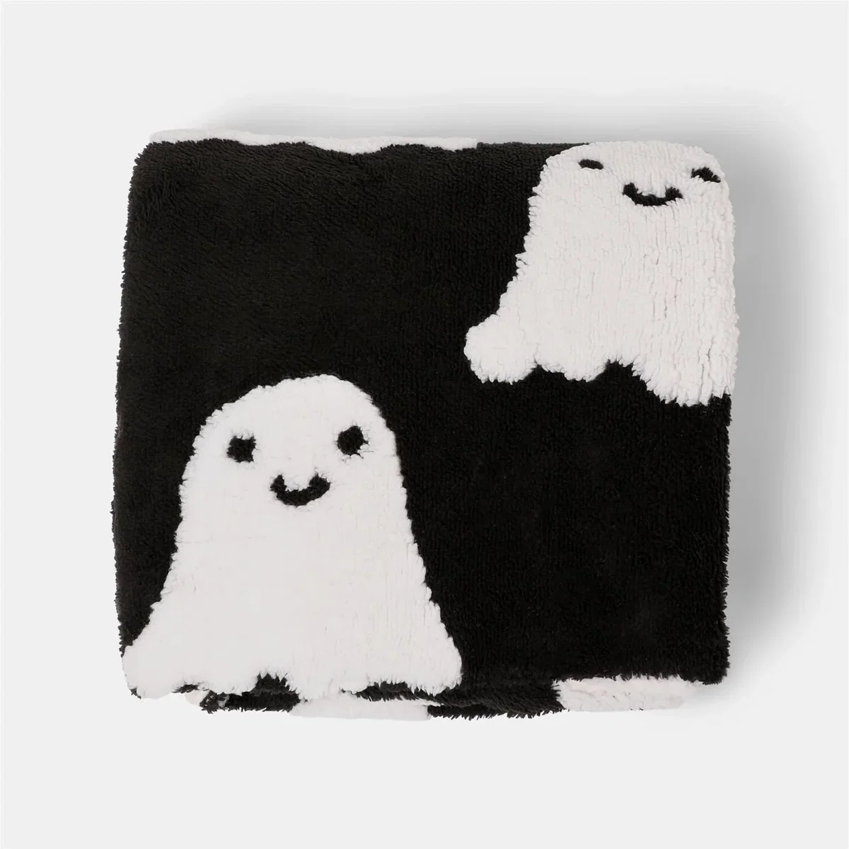 OHS Tufted Ghost Fleece Throw - Black – image 2