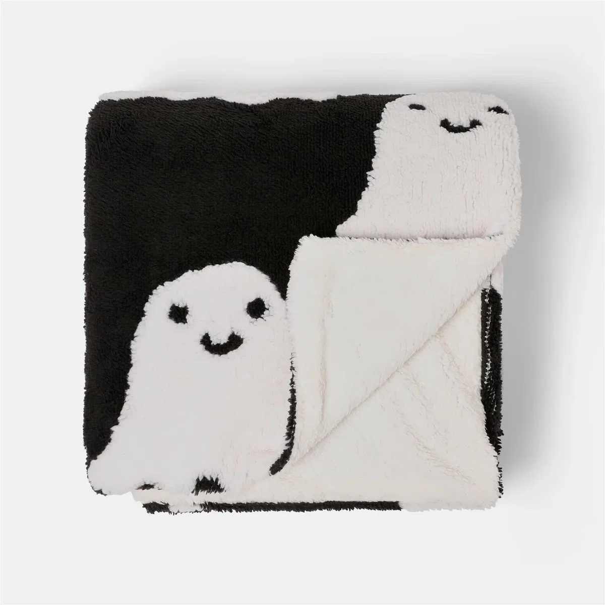 OHS Tufted Ghost Fleece Throw - Black – image 5