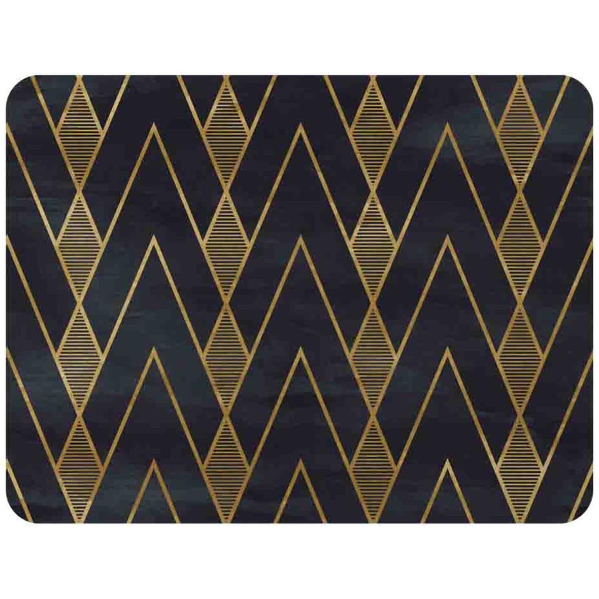 Gold Geometreic Lines Blanket - Gold – image 2