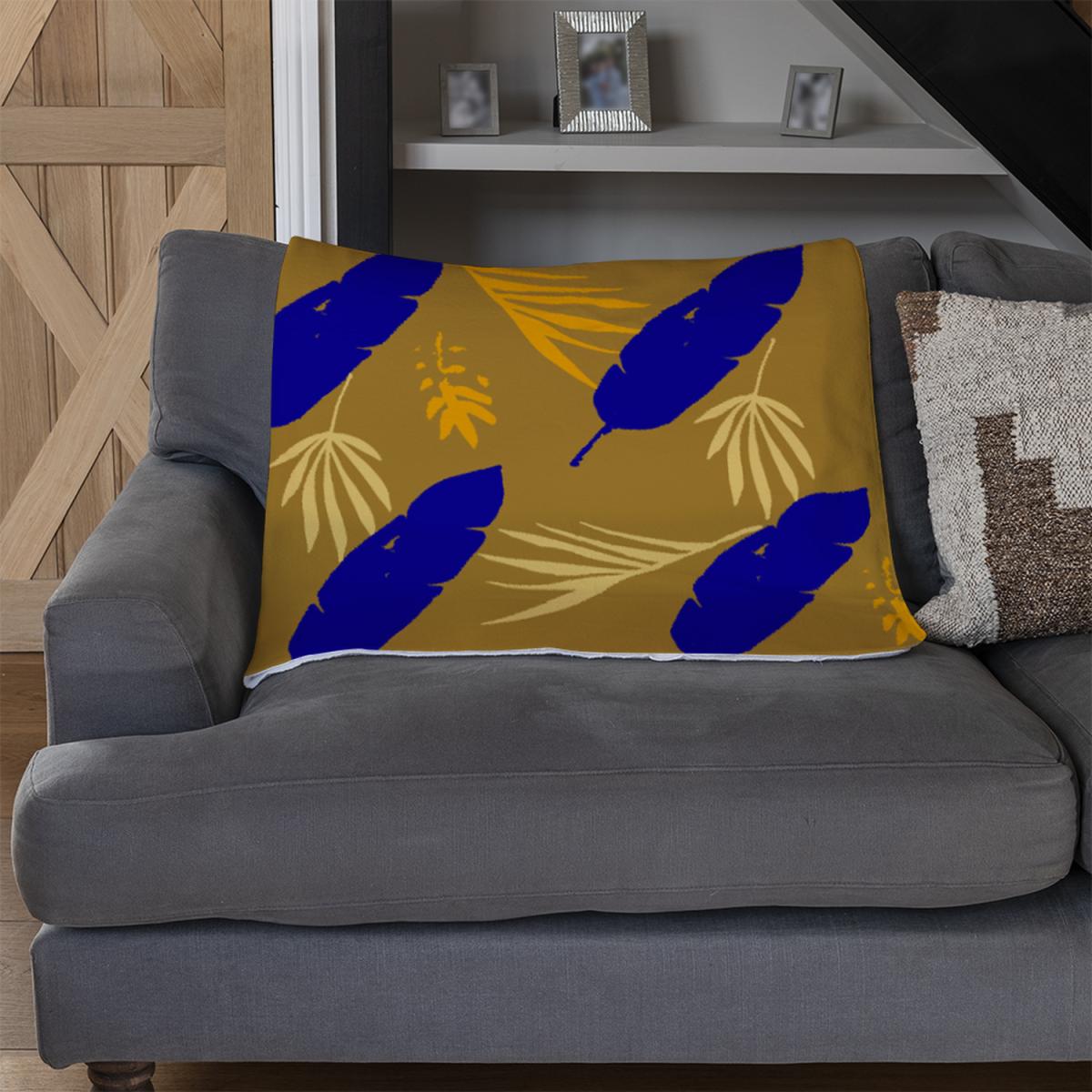 Trendy Tropical Blanket - Brown – image 3