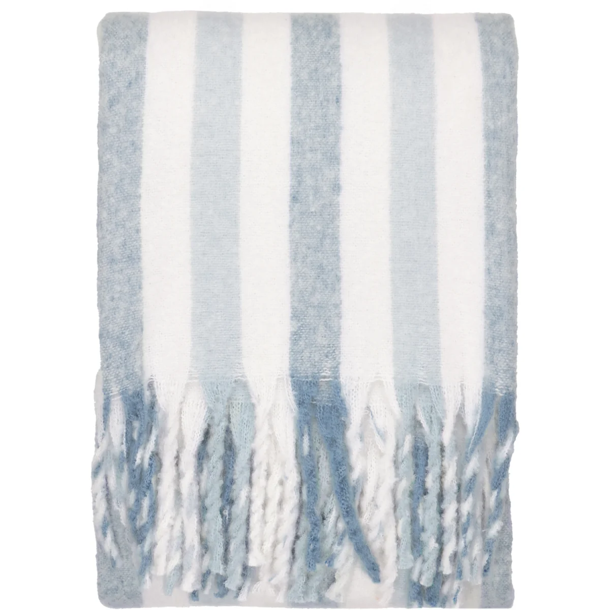 Beechwood 100% Cotton Woven Stripe Throw - Camellia – image 3