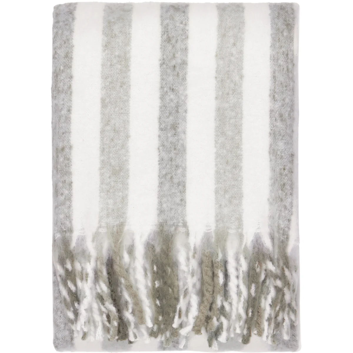 Beechwood 100% Cotton Woven Stripe Throw - Camellia – image 10