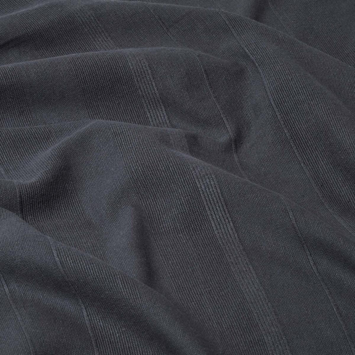 Homescapes Cotton Rajput Ribbed Throw - Black / 0.87kg / 200cm – image 3