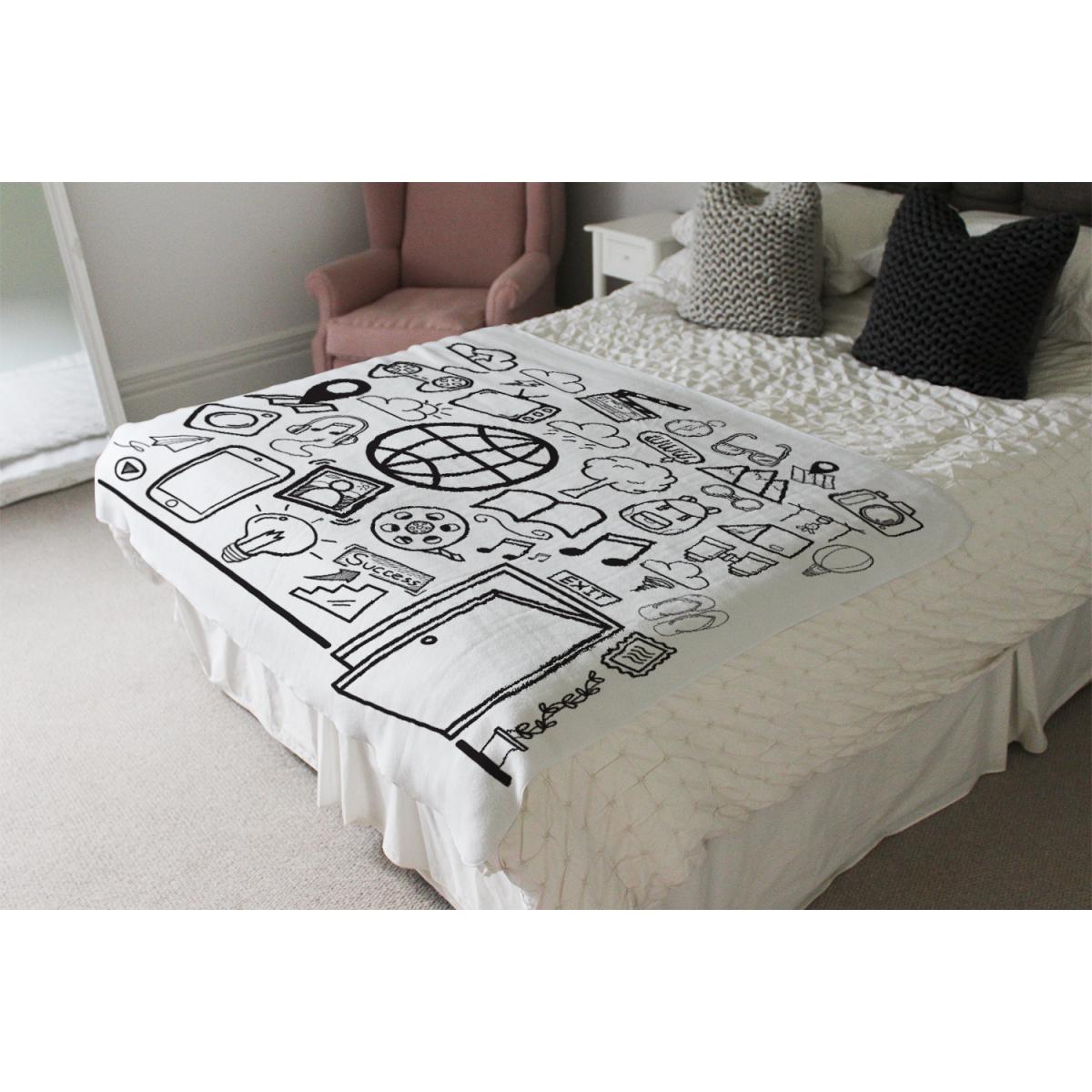 Experience Outside Door Blanket - Black – image 3