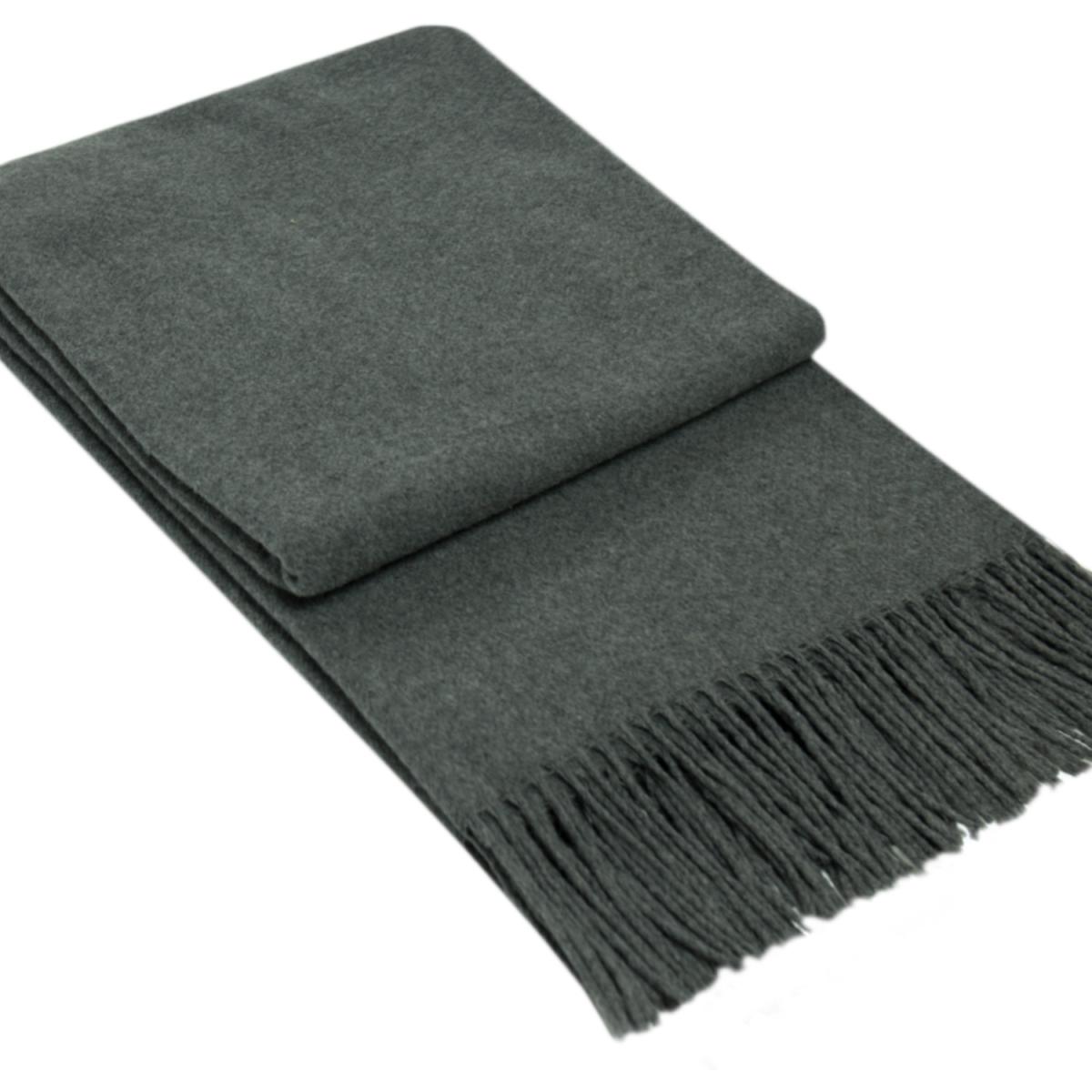 Paddington Merino Wool Blend Throw - Light Grey – image 2