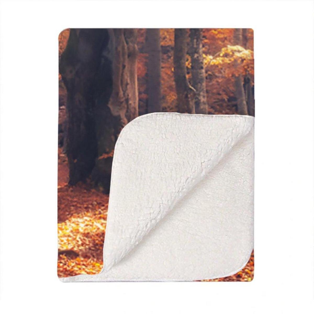 Autumn Forest Blanket - Orange – image 2