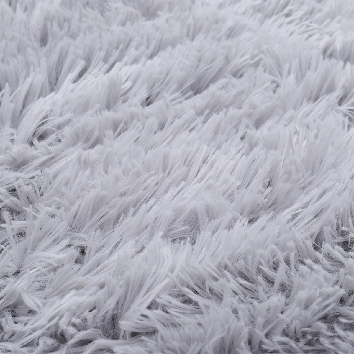 Fluffy Shaggy Coral Fleece Throw Blanket  - Grey – image 3