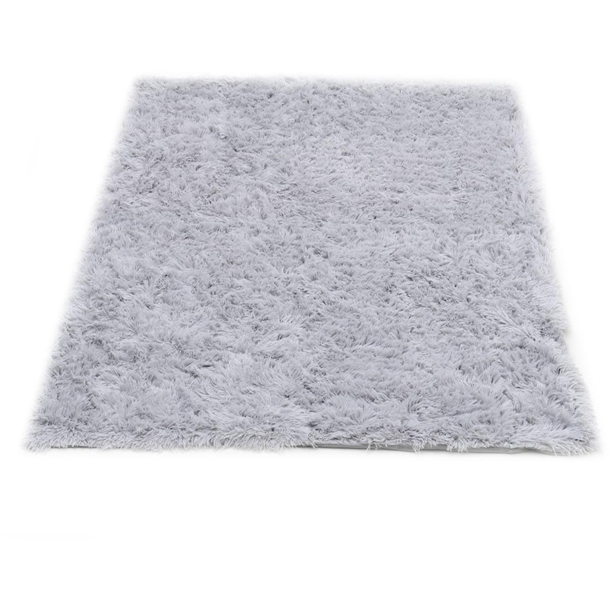 Fluffy Shaggy Coral Fleece Throw Blanket  - Grey – image 6