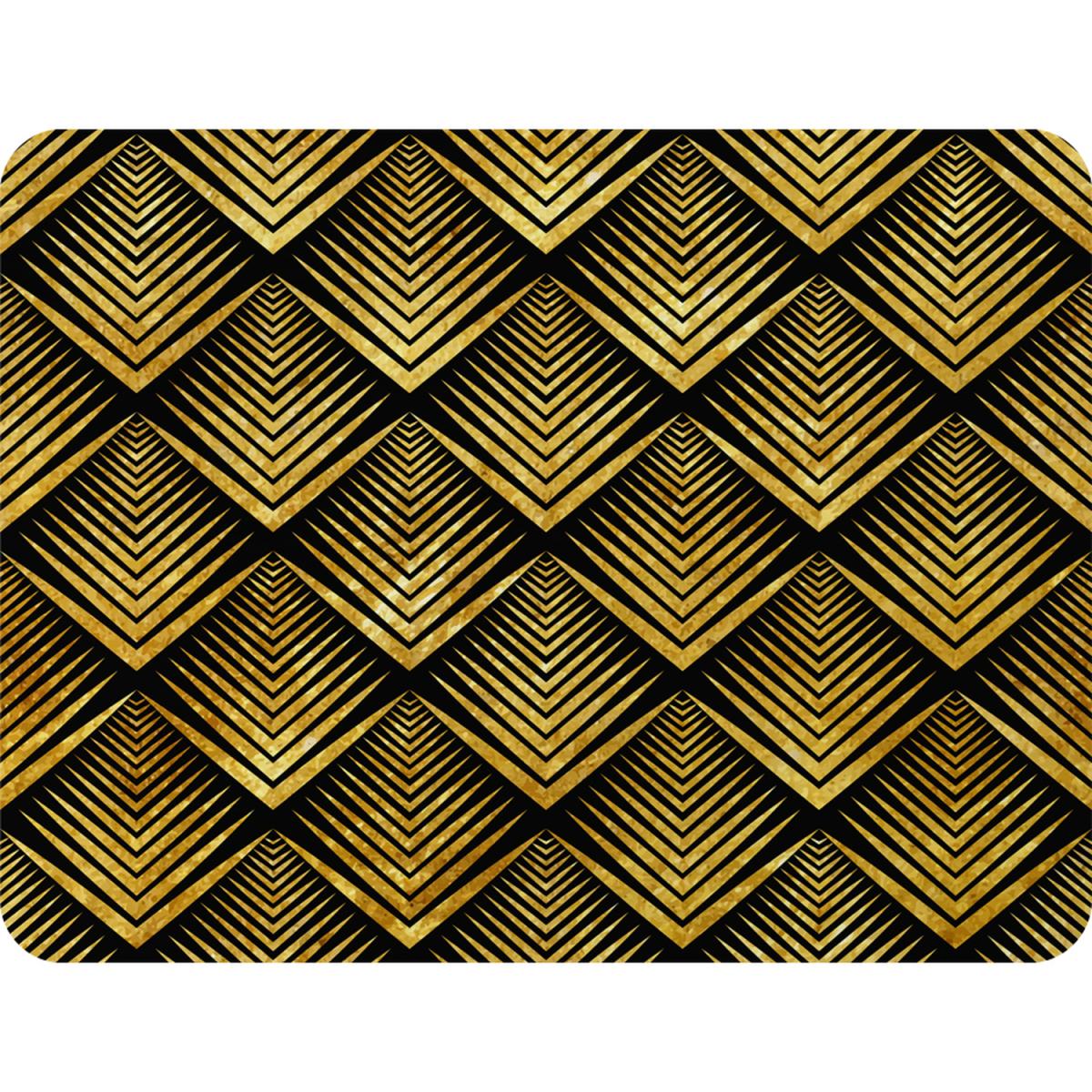 Golden Geometric Flower Pattern Blanket - Gold – image 2