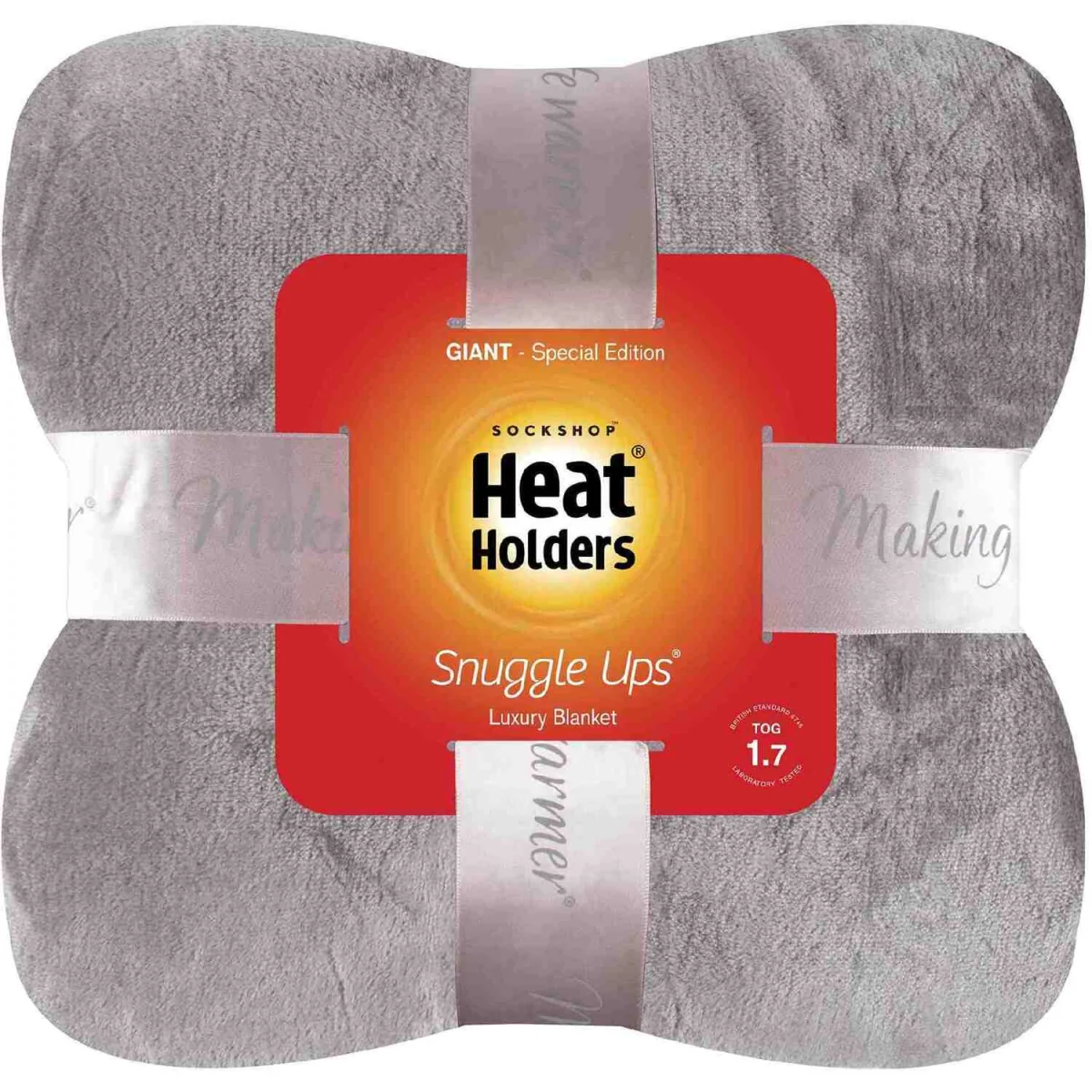 Extra Soft Fleece Thermal Giant Blanket - 270cm X 240cm - Ash – image 12