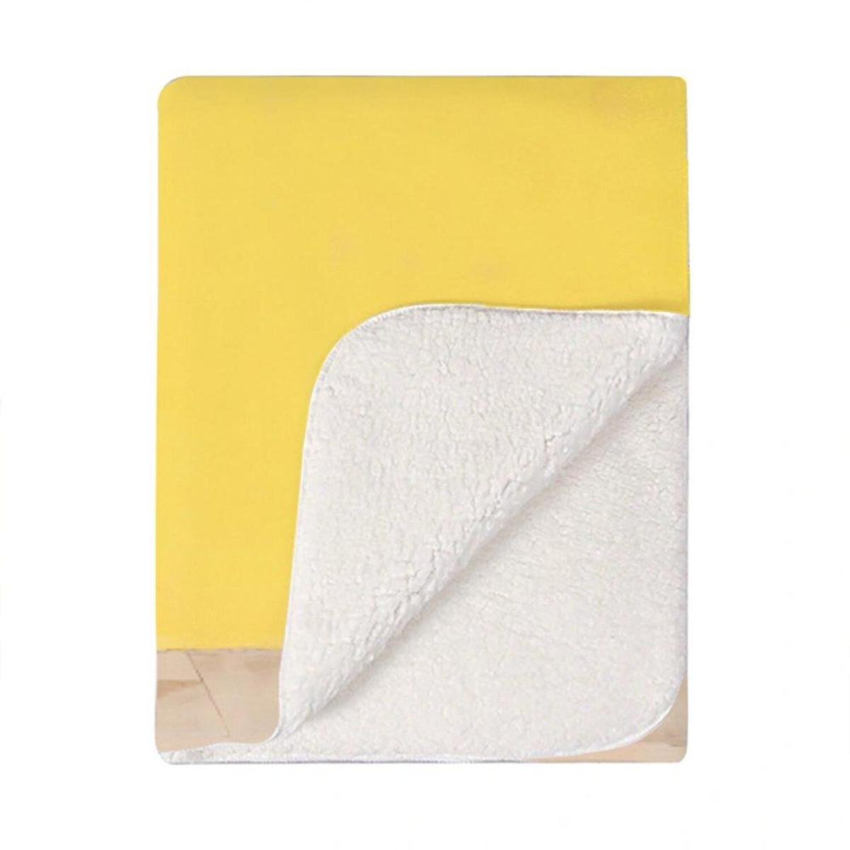 Bike Against Yellow Blanket - Yellow – image 2