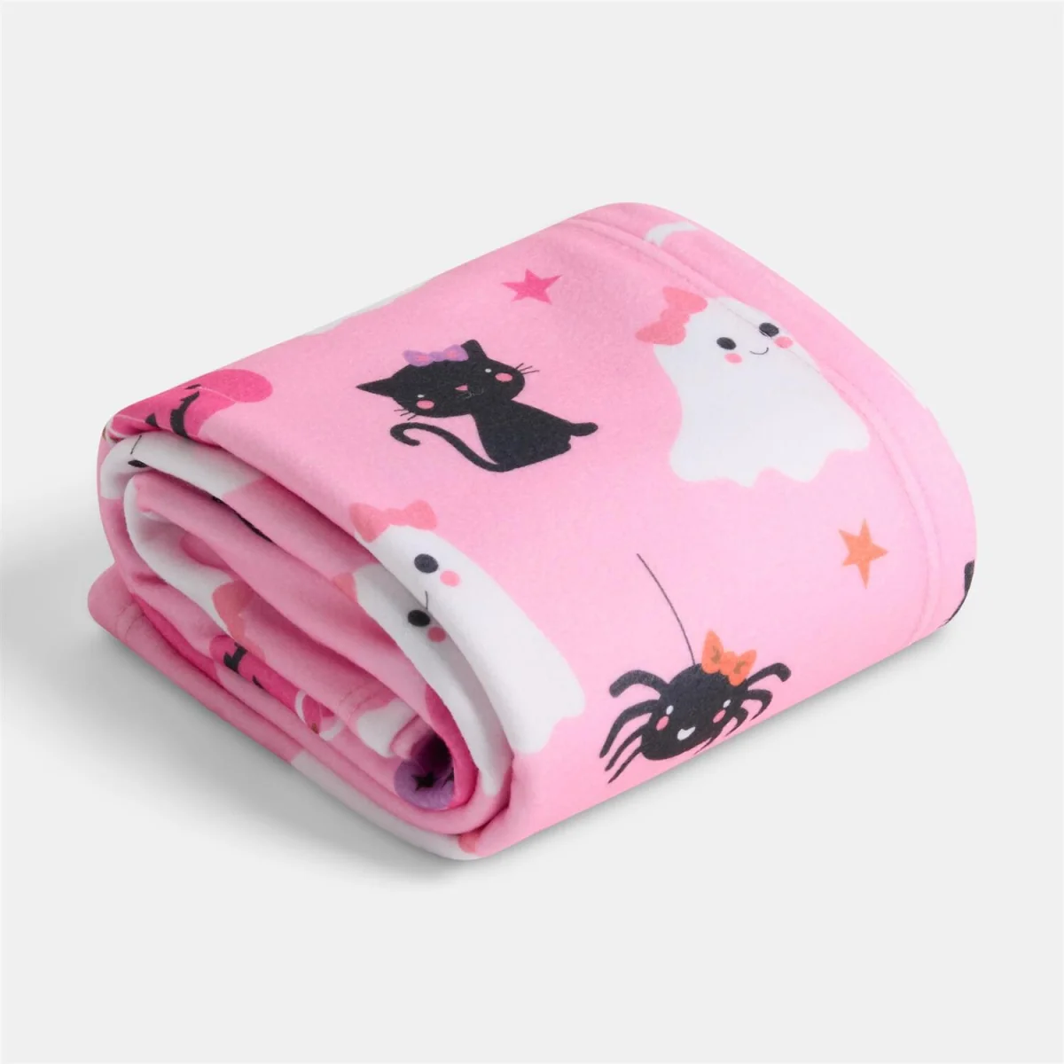 OHS Girl Ghost Fleece Throw - Pink – image 3