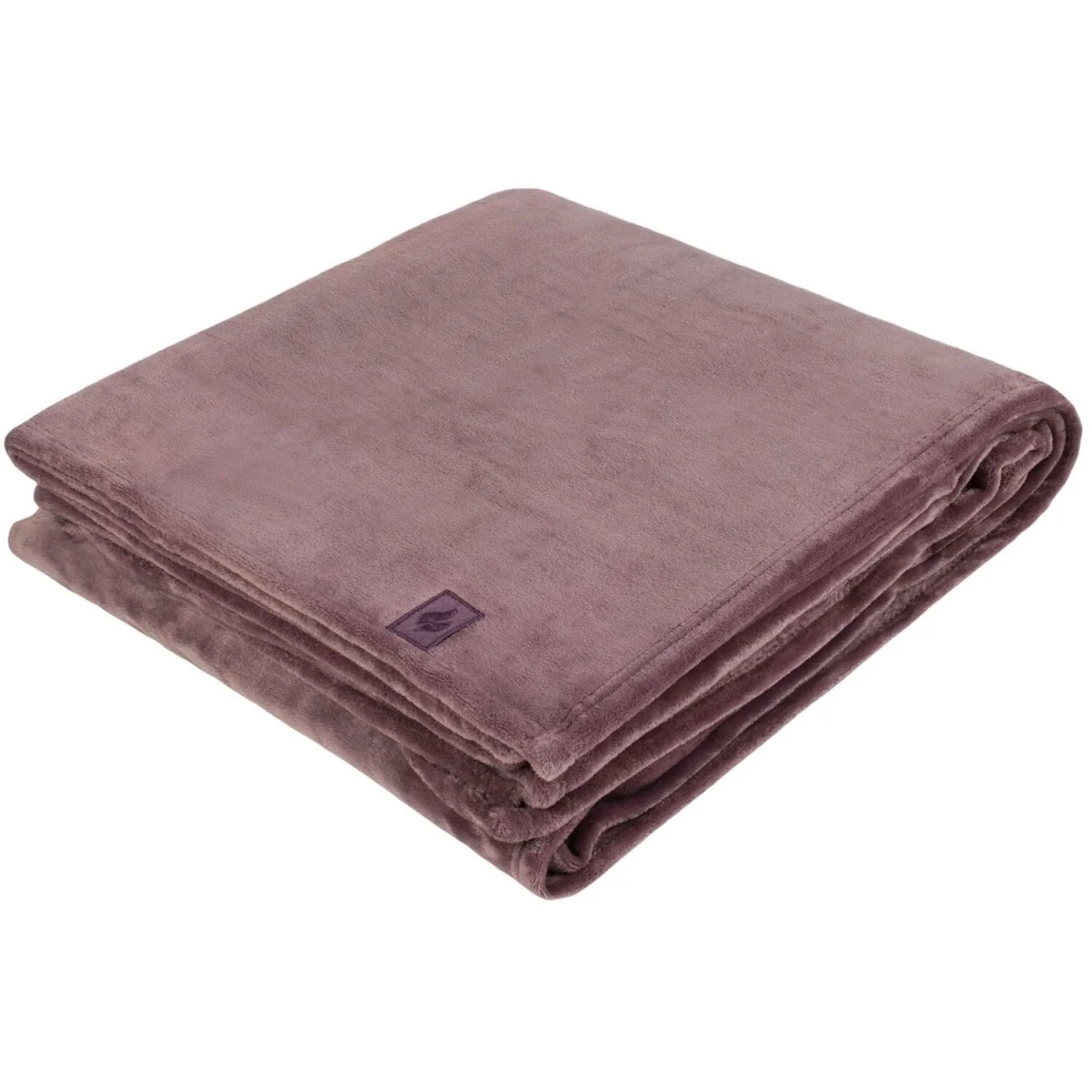 Extra Soft Warm Large Luxury Thermal Fleece Throw Blanket - 180 x 200 cm - Mauve – image 4