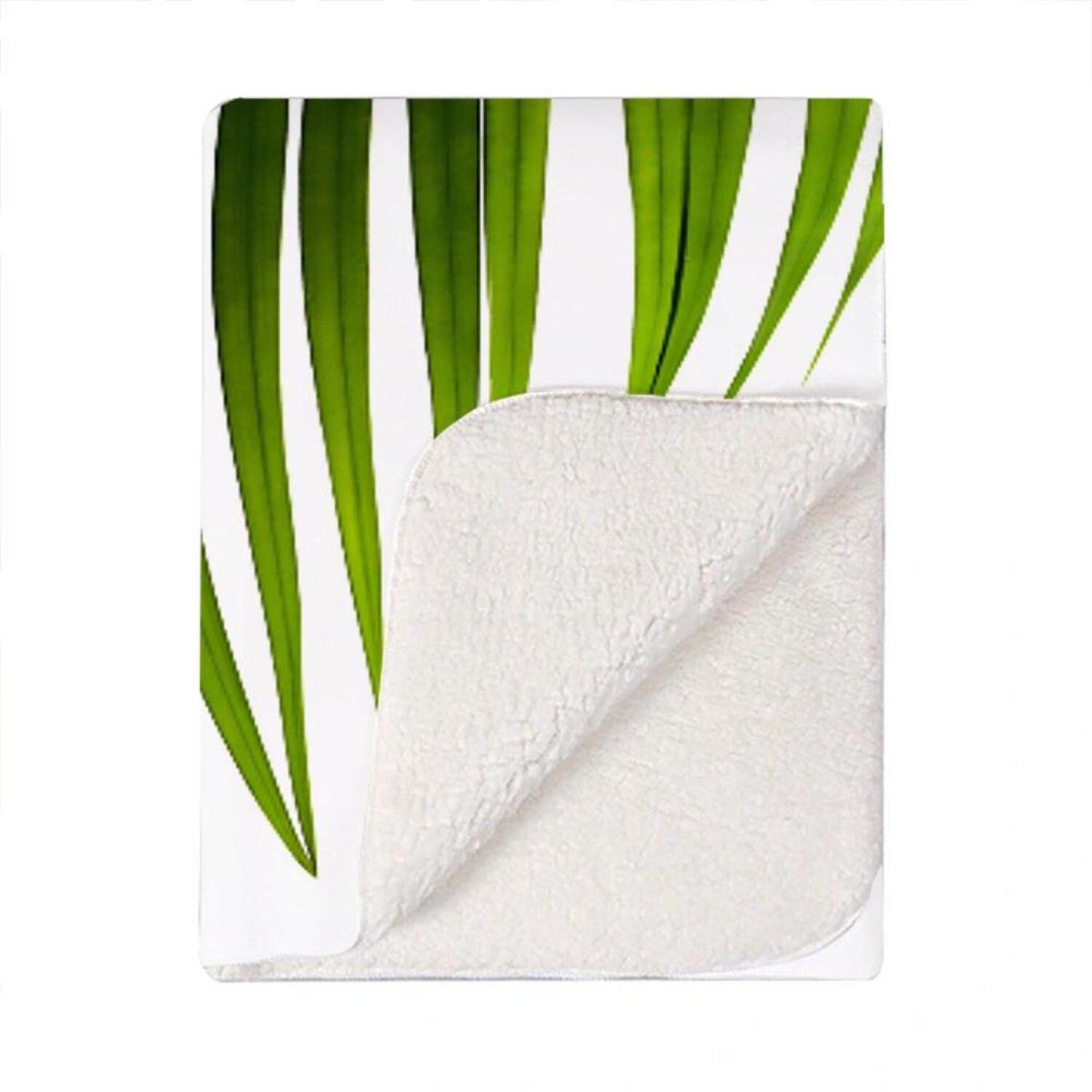 Single Palm Leaf Blanket - Green – image 2
