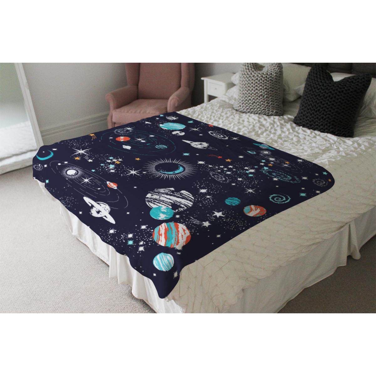 Space Galaxy Constellation Blanket - Blue – image 4