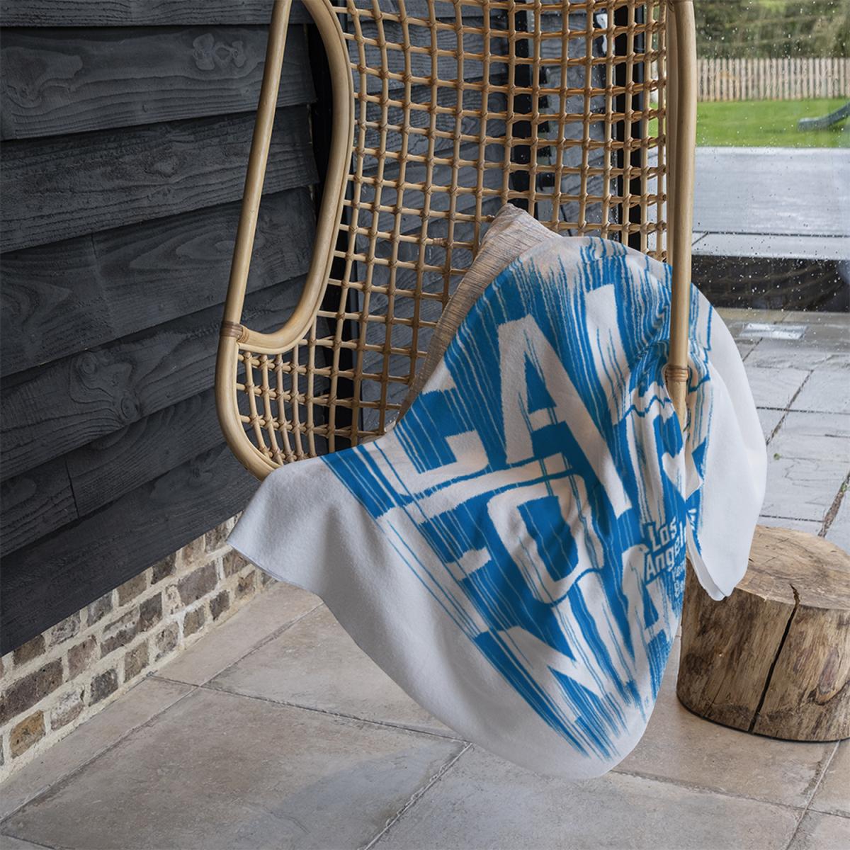 California Venice Beach Blanket - Blue – image 1