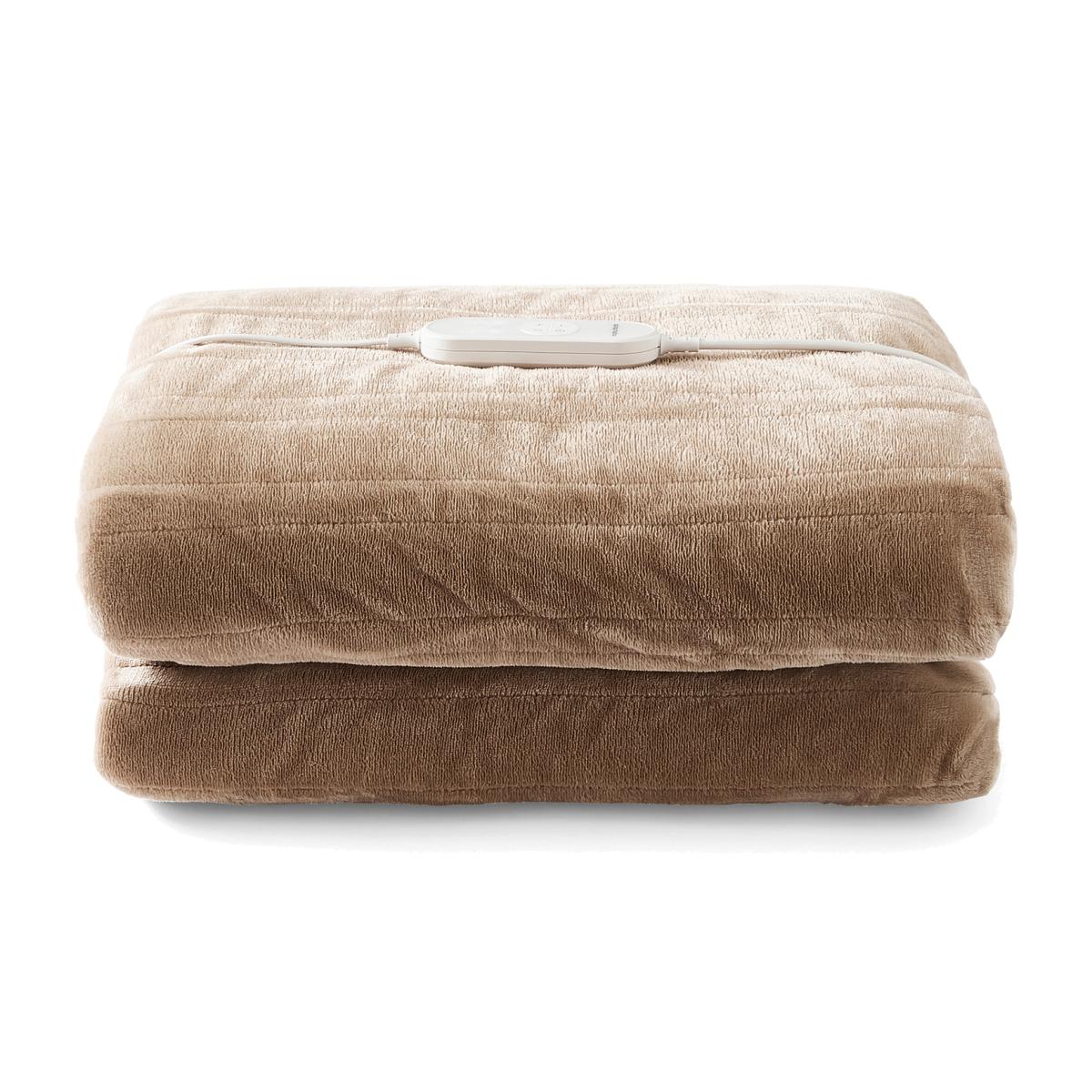 Morphy Richards EverCosy Small Fleece Electric Heated Throw - Mocha