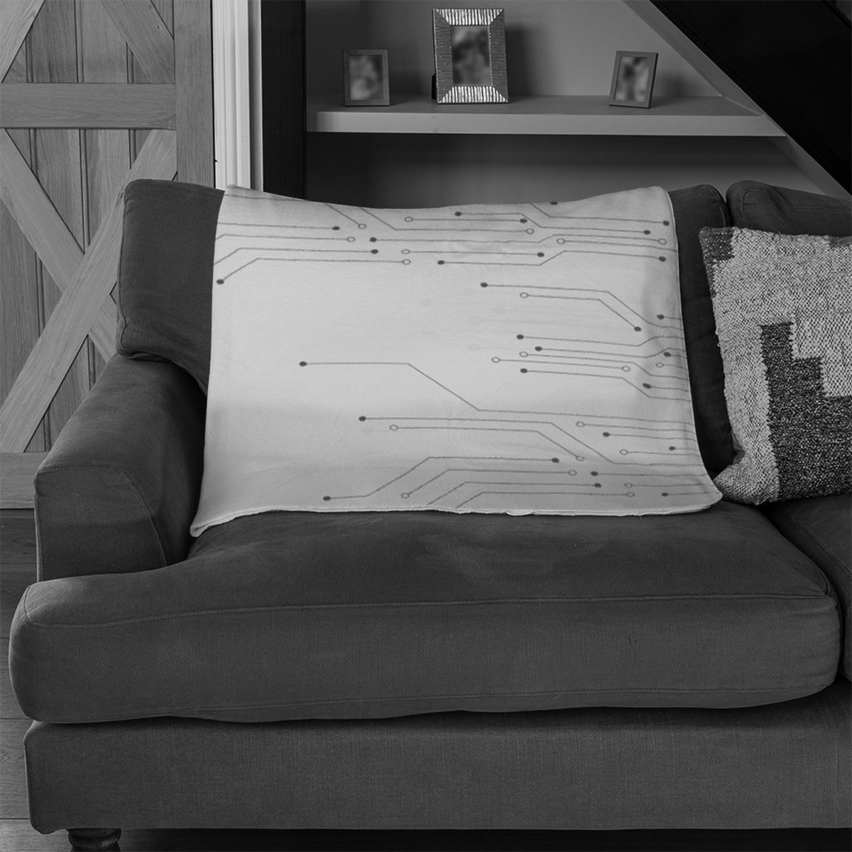 Digital With Technology Circuit Board Blanket – image 3