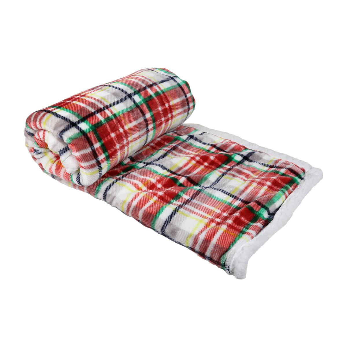 Divante Riley Sherpa Throw - Red – image 1