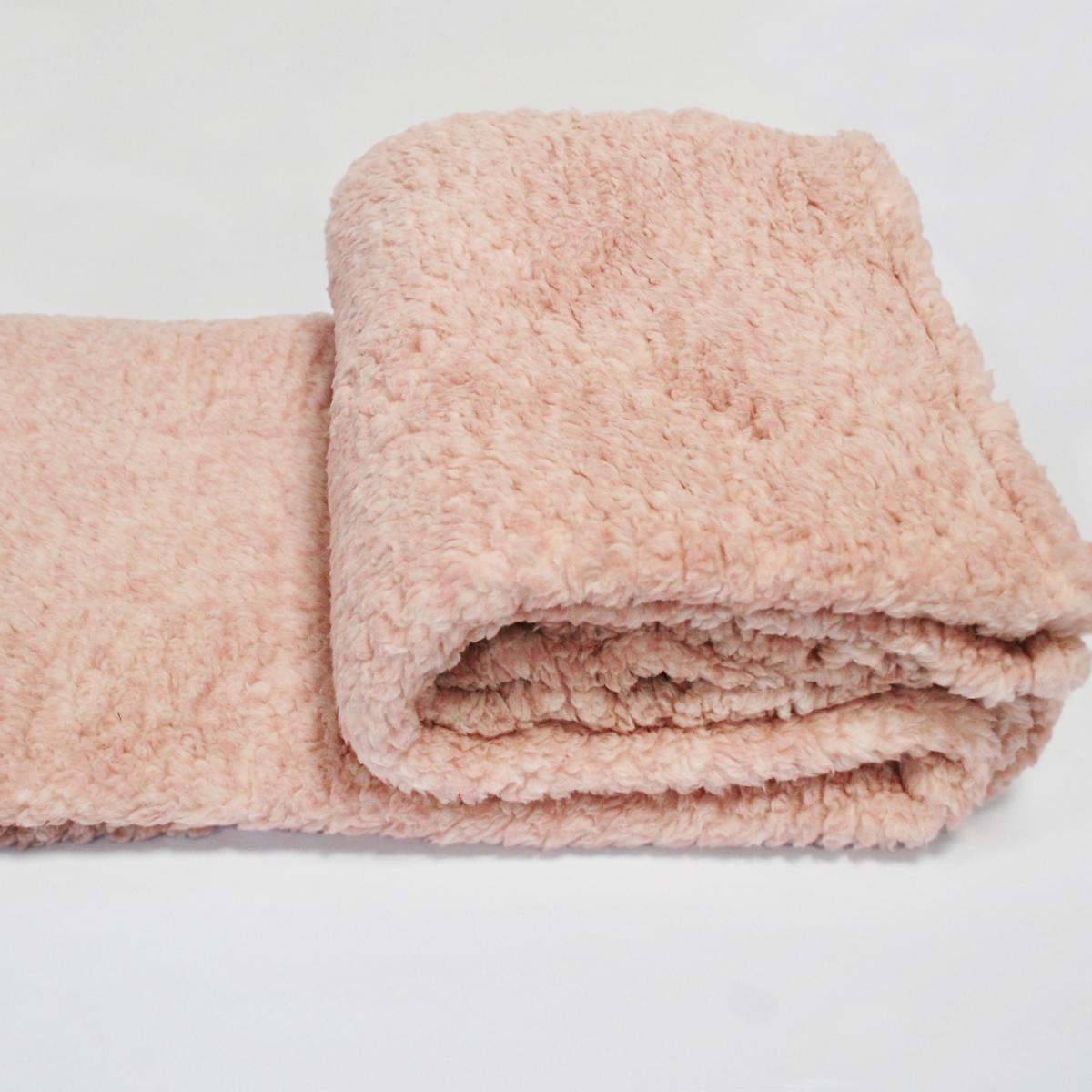 Super Soft Mink Throw - Blush – image 2