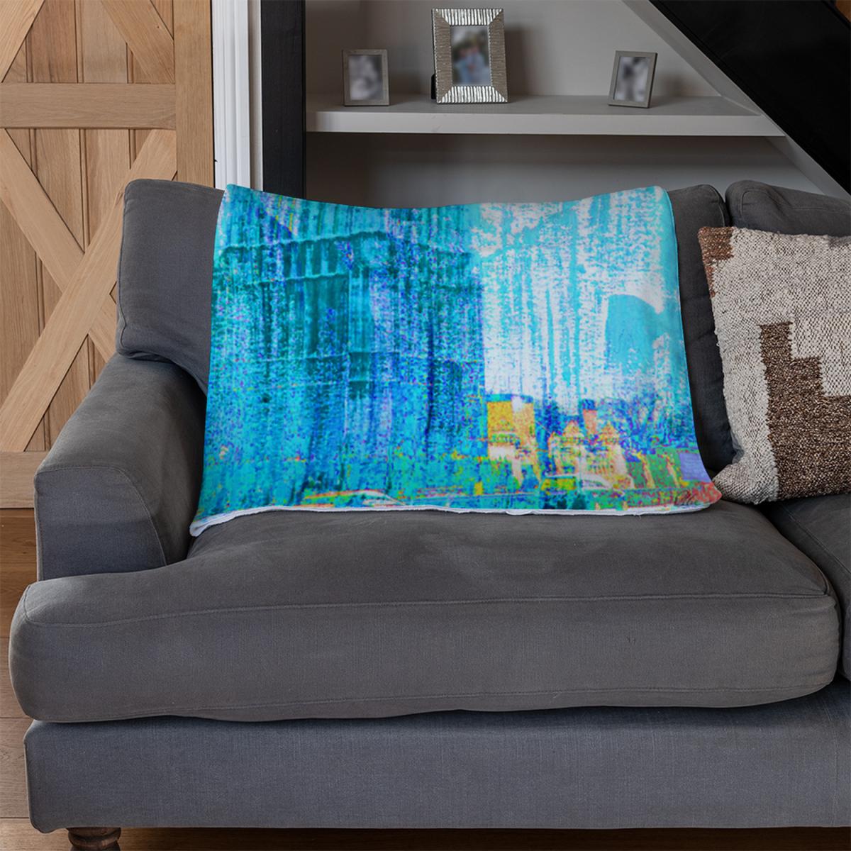 Crazy Blue Ben Blanket - Blue – image 3