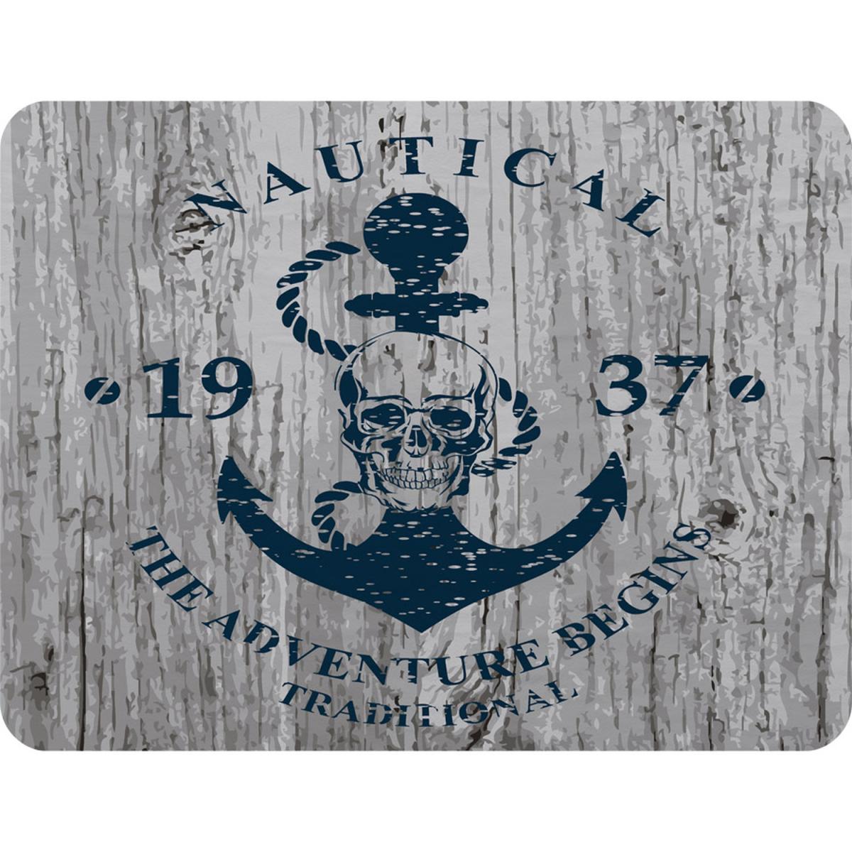 Anchor Print On Wood Blanket – image 2
