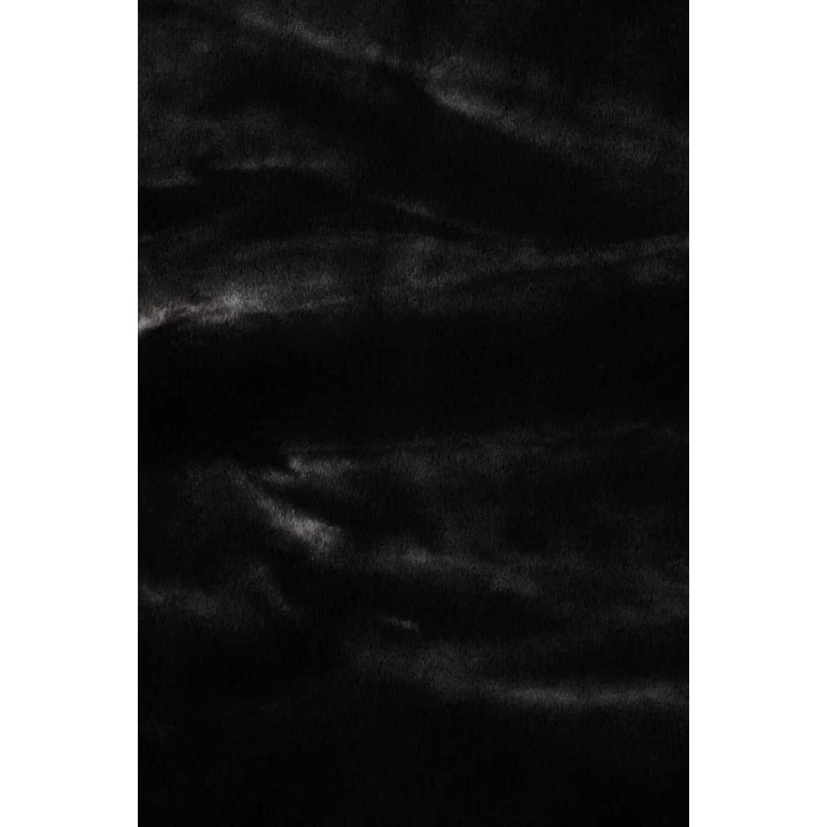 Bosie Lamina Black Faux Fur Throw - Black – image 2