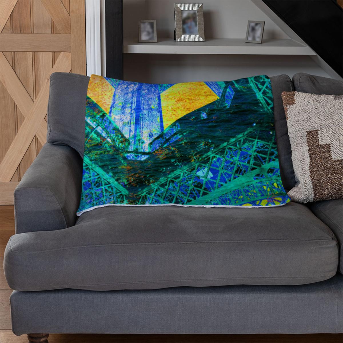 Looking Up Blanket - Blue – image 3