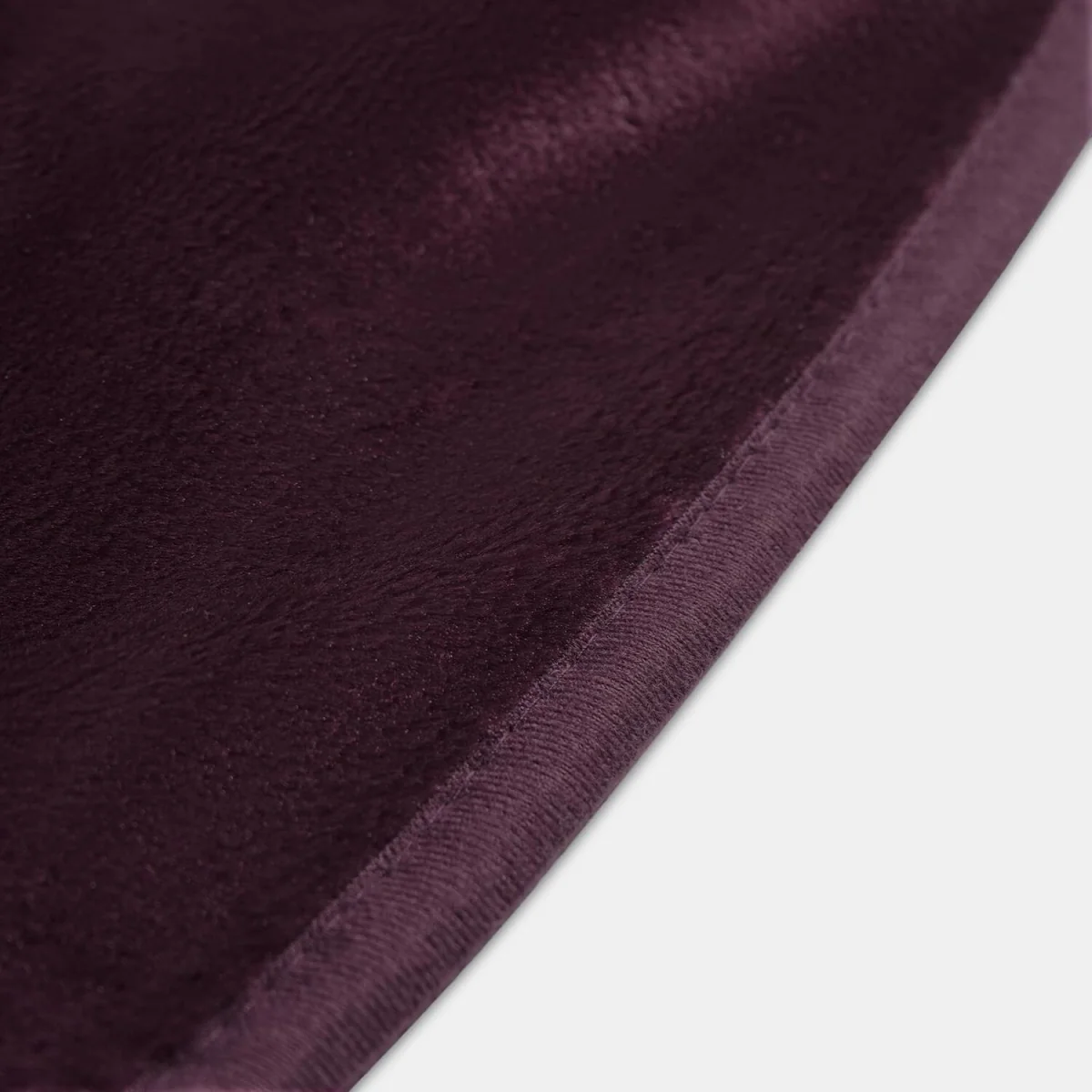 OHS Faux Fur Mink Throw - Burgundy – image 6