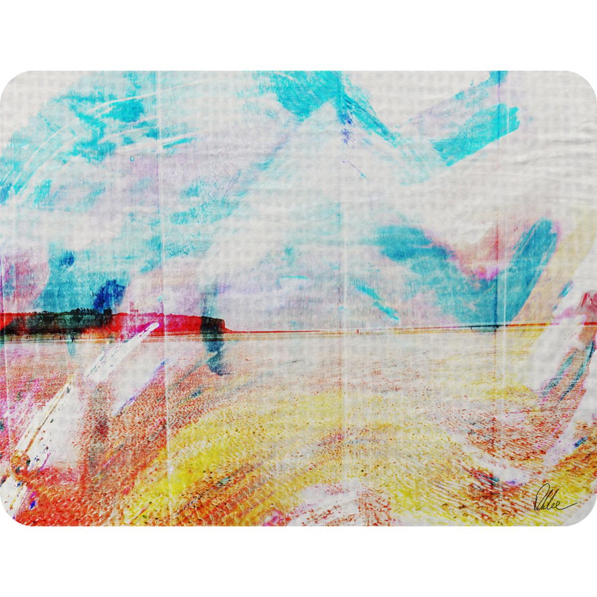 Beach View Cliffs Blanket - Blue – image 2
