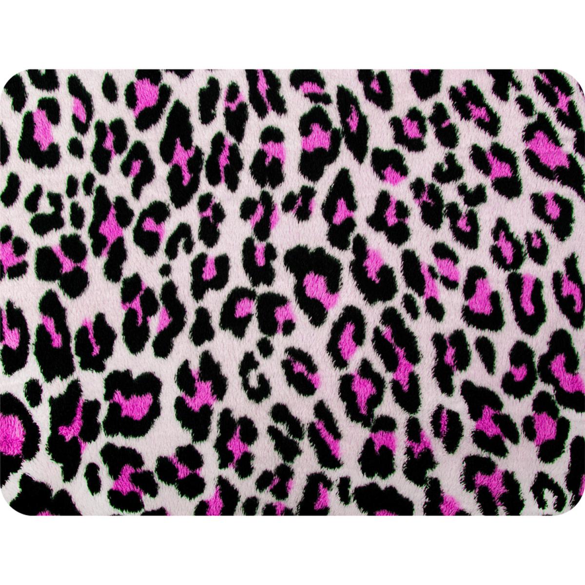 Pink Fluffy Leopard Blanket - Pink – image 2